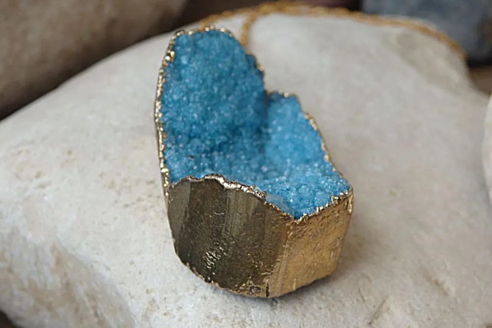 Druzy necklace