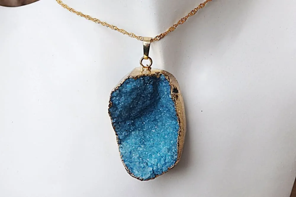 Druzy necklace
