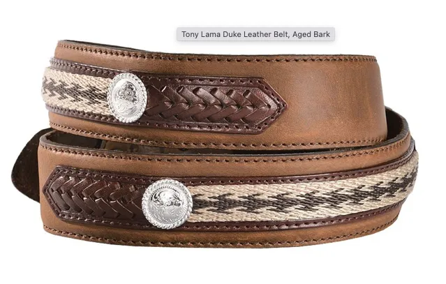 Duke Appliq  - 7329L - Tony Lama Belts