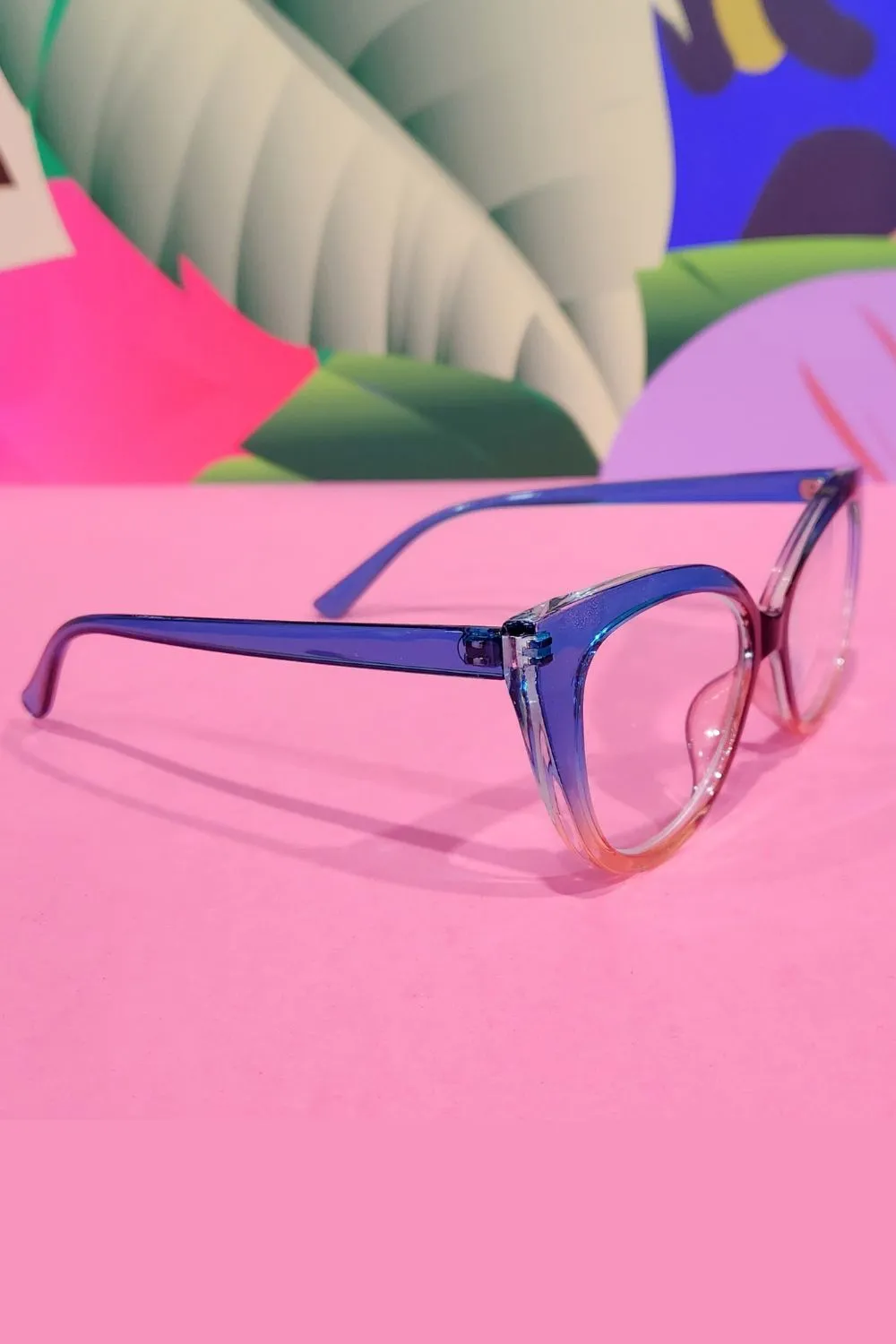 Eleanor Reading Glasses - Blue Illusion- 1.5