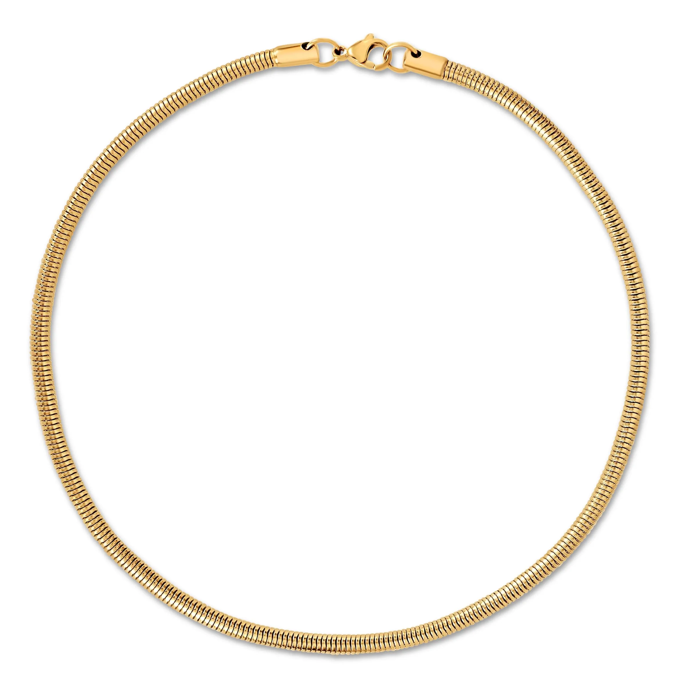 Ellie Vail - Candice Round Snake Chain Necklace