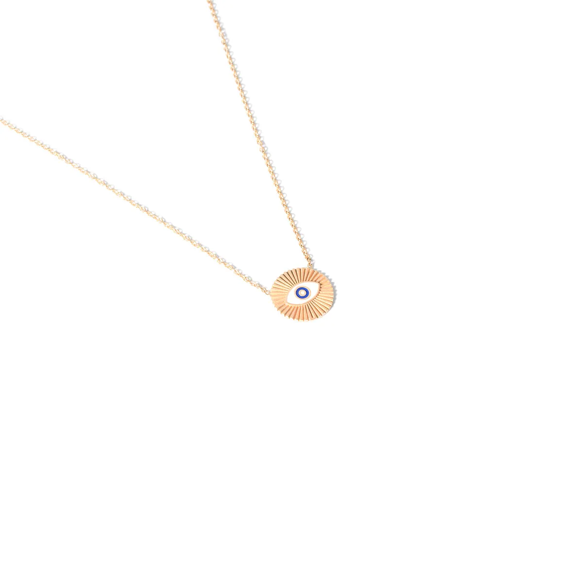 Enamel Eye Necklace