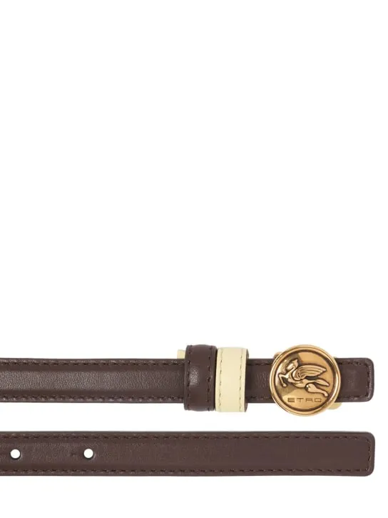 Etro   Triple Ardiglione reversible belt 