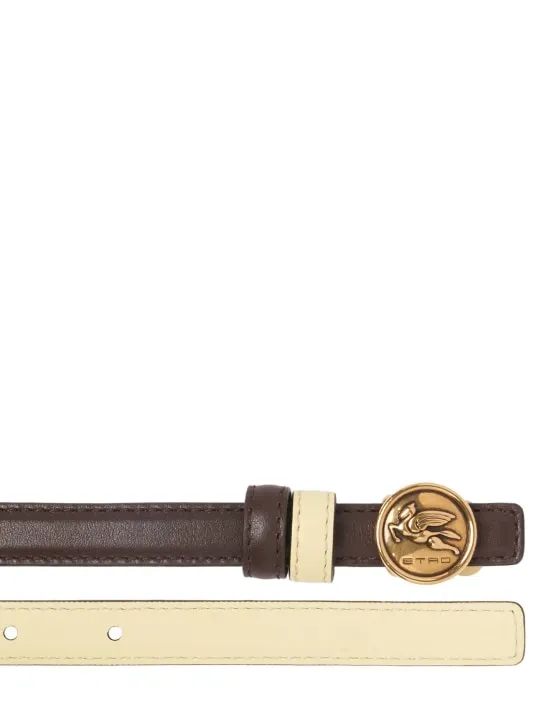 Etro   Triple Ardiglione reversible belt 
