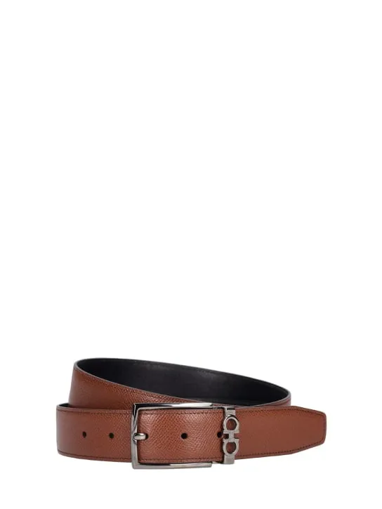 Ferragamo   3.5cm Reversible leather belt 