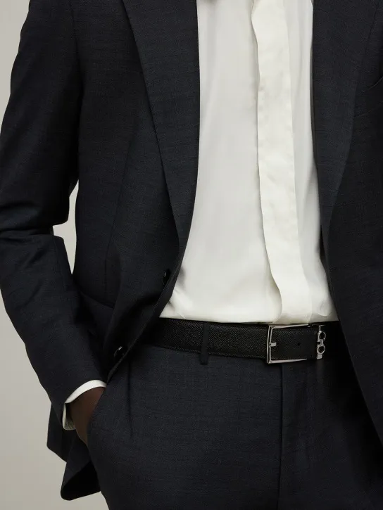 Ferragamo   3.5cm Reversible leather belt 