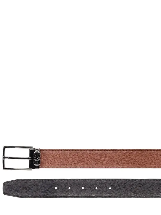Ferragamo   3.5cm Reversible leather belt 