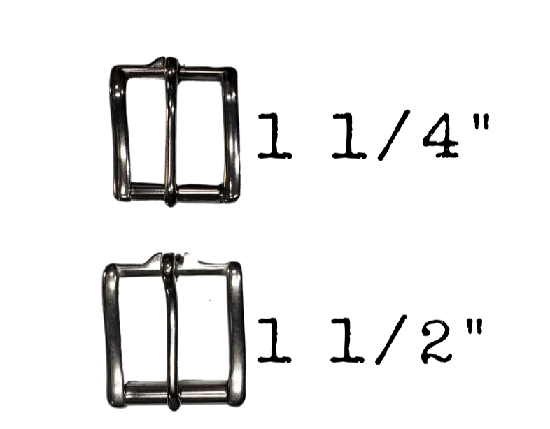 Fort Custer Stainless Steel Roller Buckle