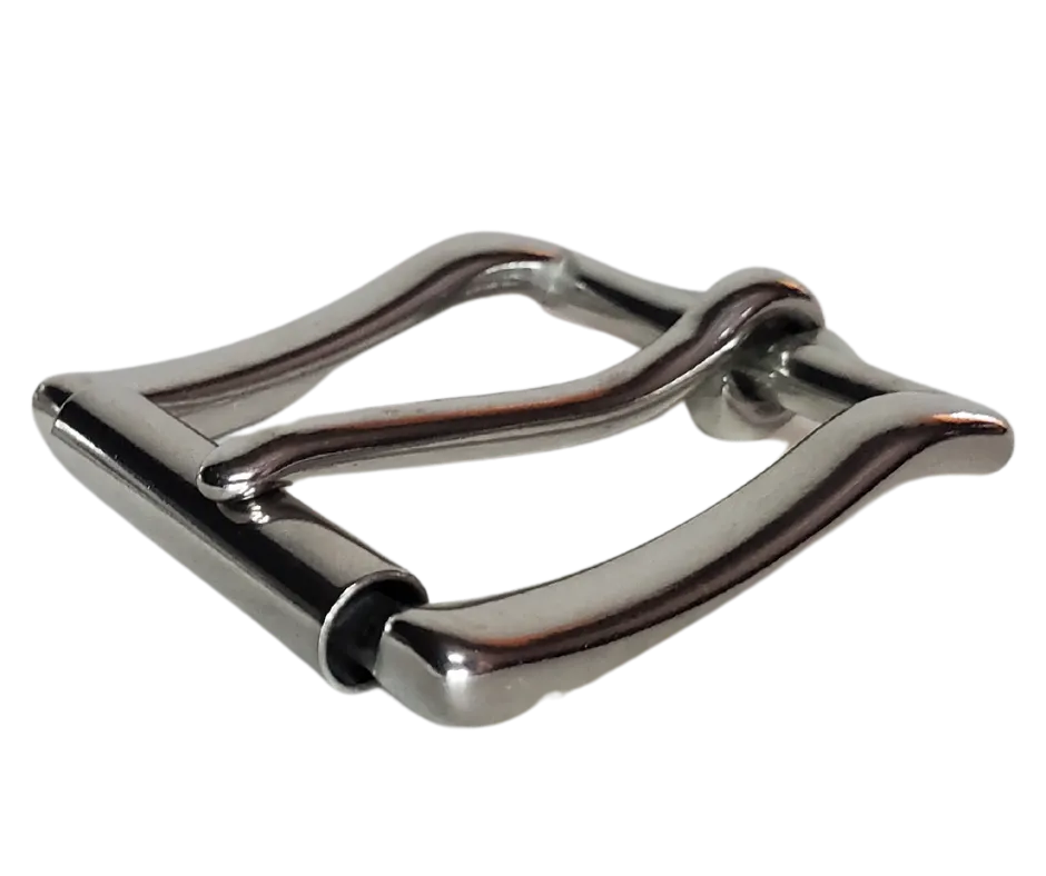 Fort Custer Stainless Steel Roller Buckle