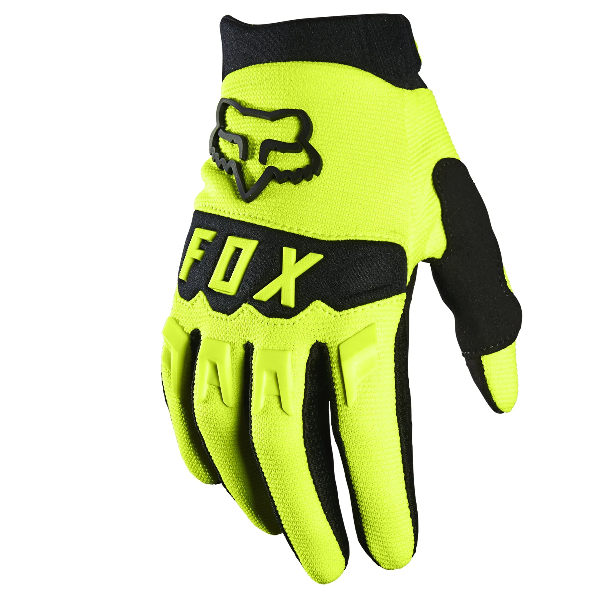 Fox Racing Youth Dirtpaw Standard Offroad Gloves Flo Yellow
