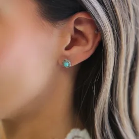 FRAN- Trendy Turquoise Earrings For Girls & Women