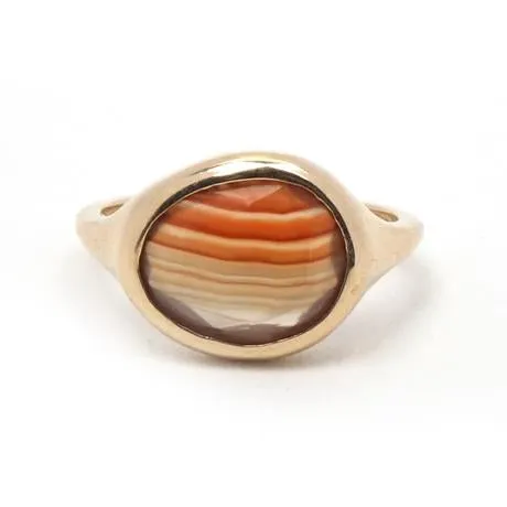 Freeform Carnelian Ring