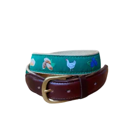 Georgia Ag Green Ribbon Belt