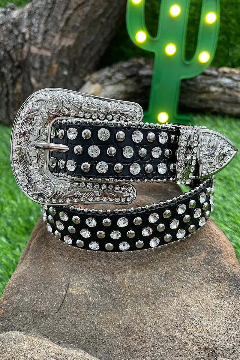 GIRL'S RHINESTONE & GLITTERY BELT