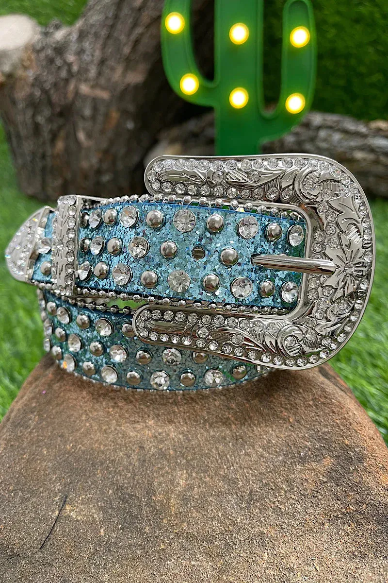 GIRL'S RHINESTONE & GLITTERY BELT