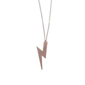 Gold Lightning Bolt Necklace