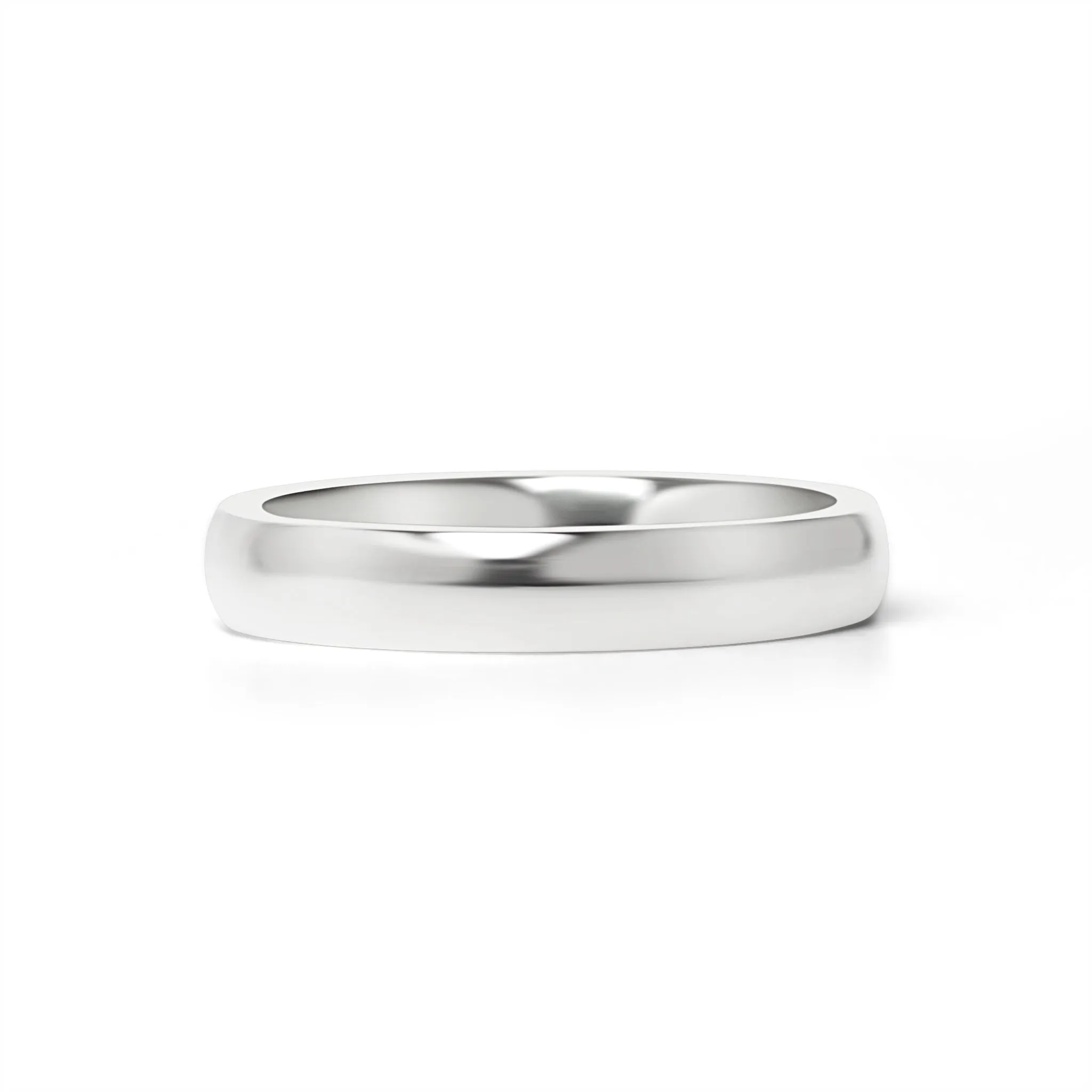Highly Polished Rounded Stainless Steel Blank Ring 2mm - 6mm / CFR3029