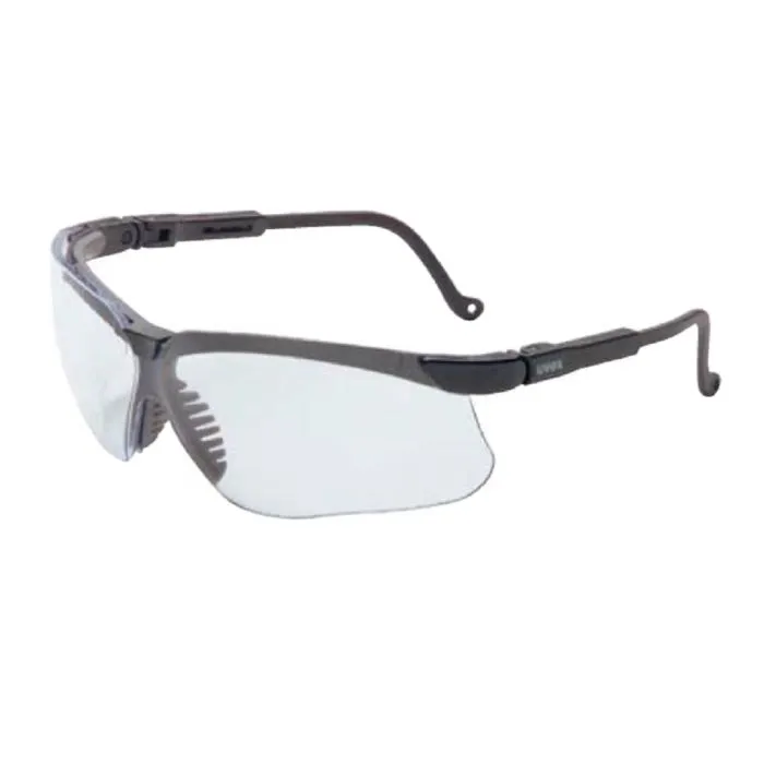 Honeywell Uvex S3300HS Genesis XC Eyewear, Black Frame, Clear Anti Fog Lens, Box of 10