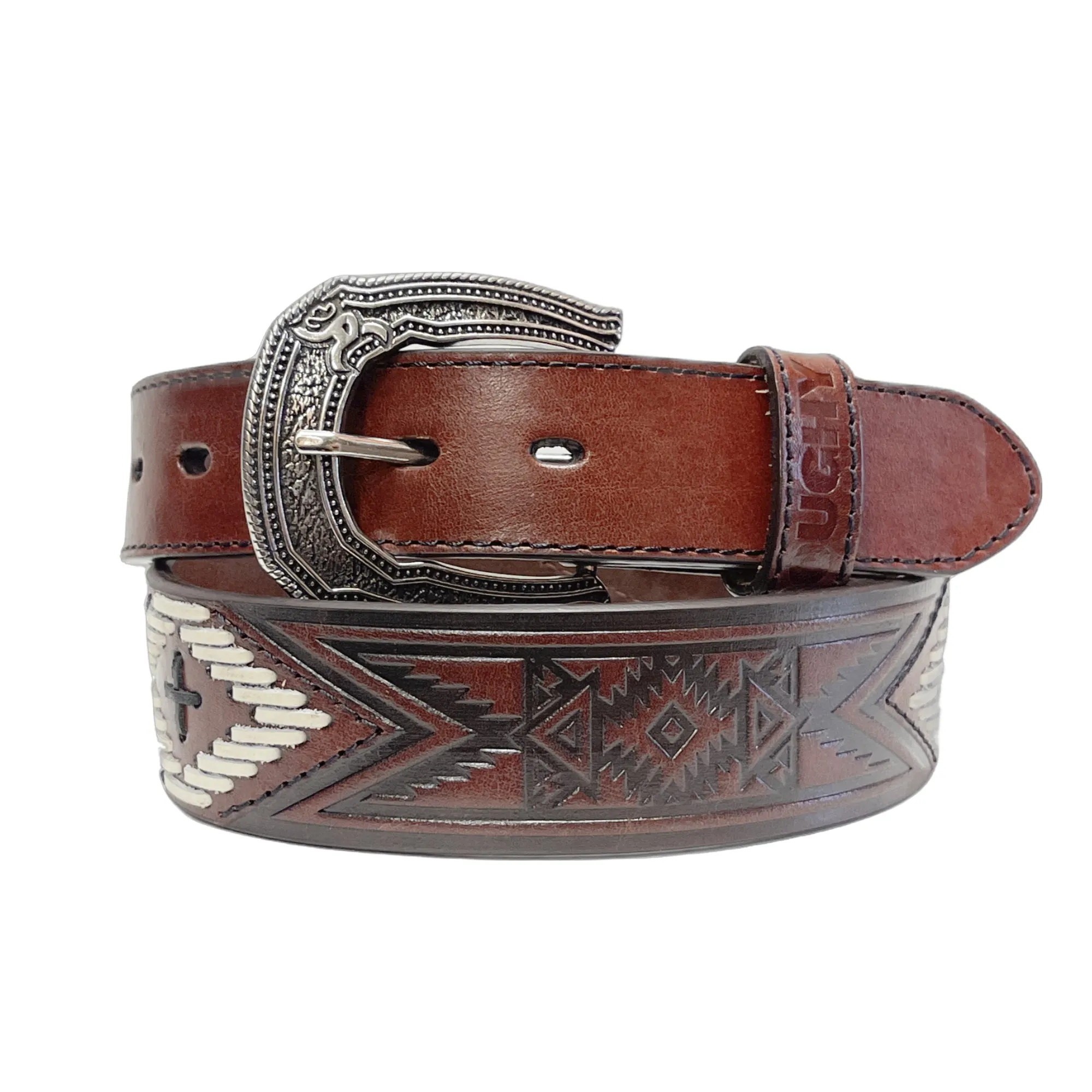 Hooey Choctaw Brown Tapered Leather Belt LT014