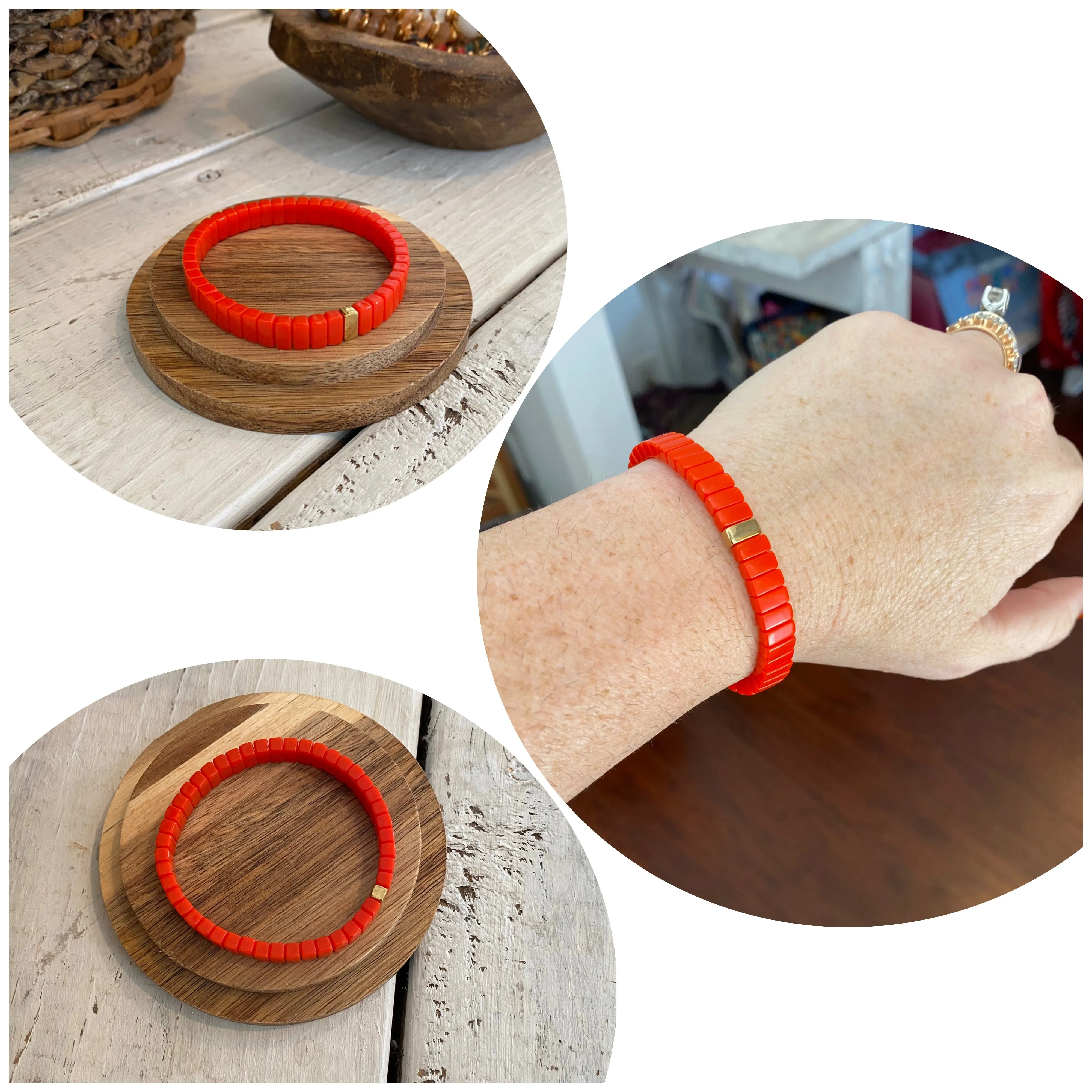 individual zinc bracelets (multiple colors)
