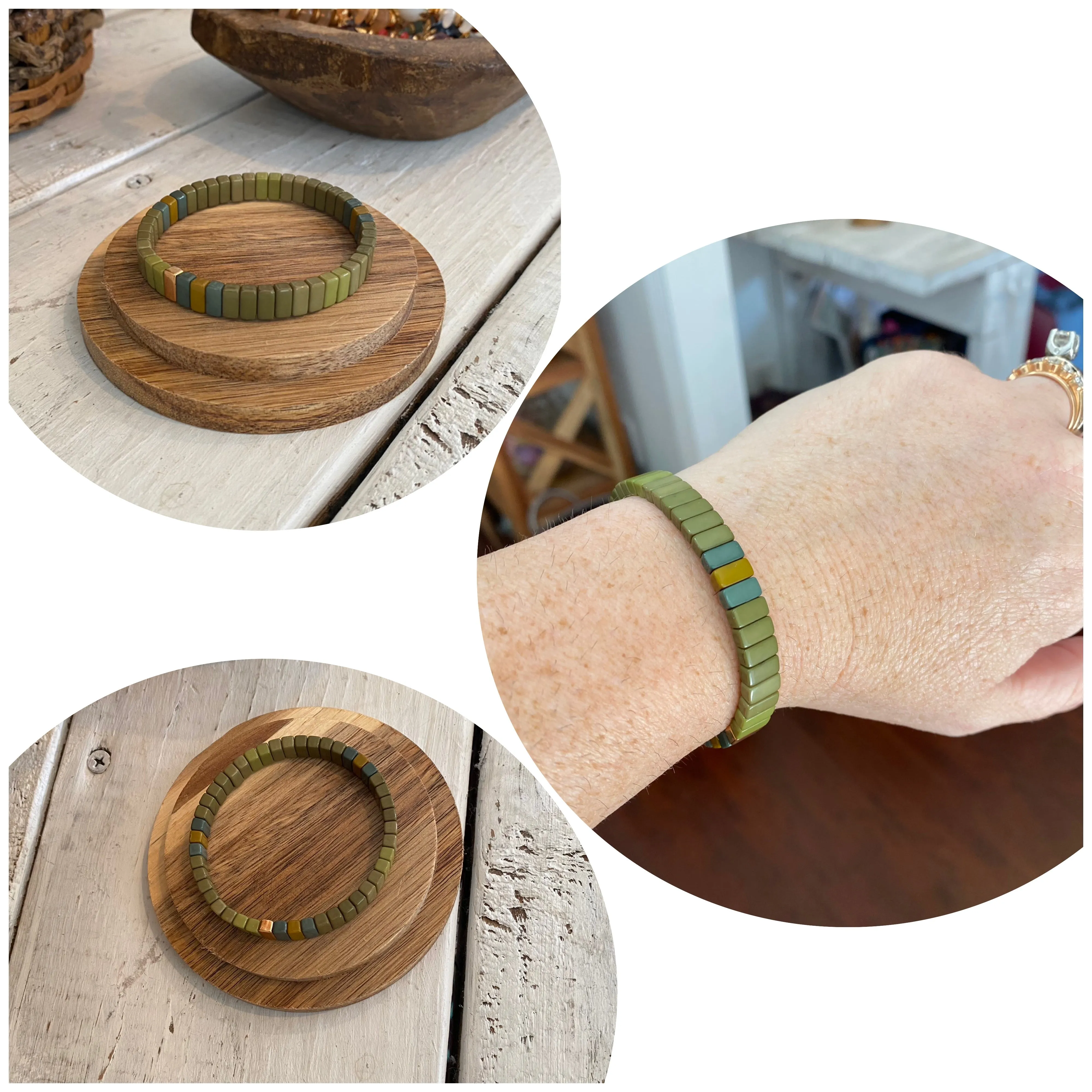 individual zinc bracelets (multiple colors)