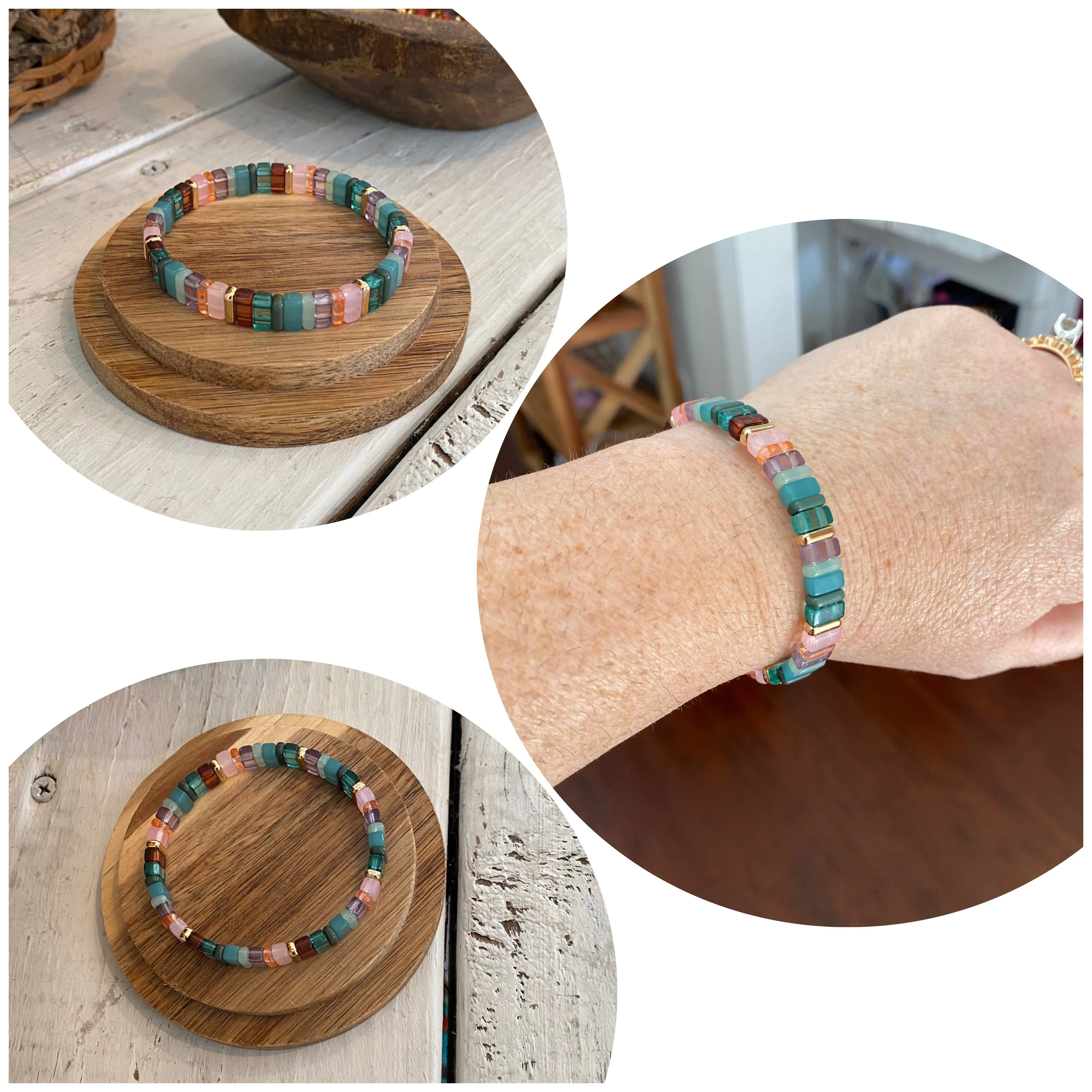 individual zinc bracelets (multiple colors)