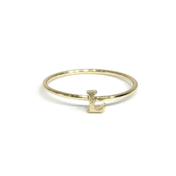 Initial Typeface Ring
