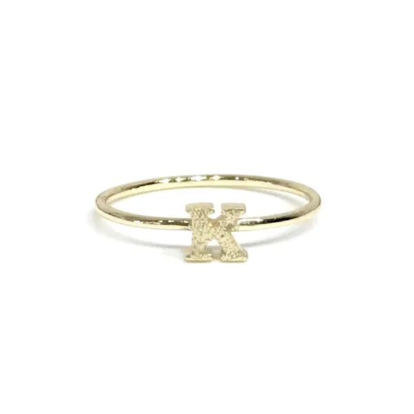 Initial Typeface Ring