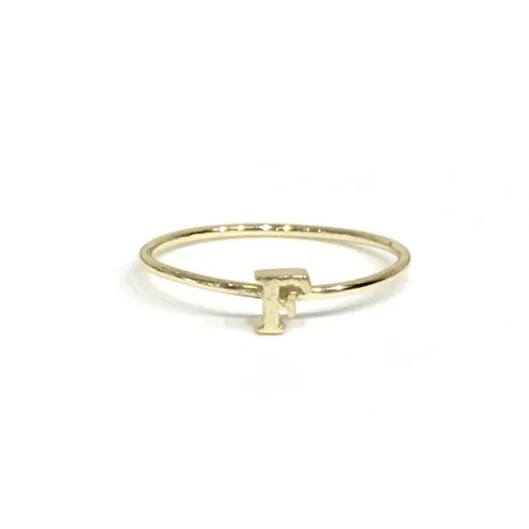 Initial Typeface Ring