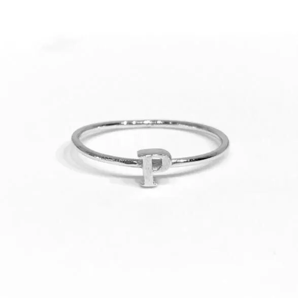 Initial Typeface Ring