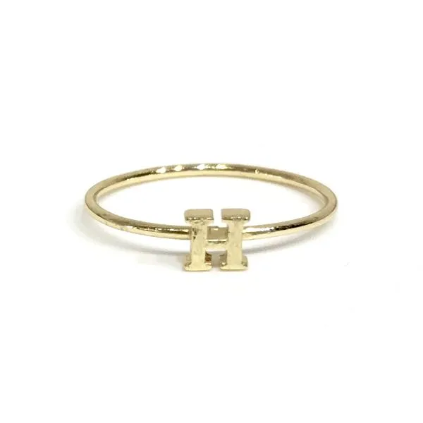 Initial Typeface Ring