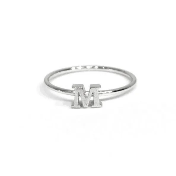 Initial Typeface Ring