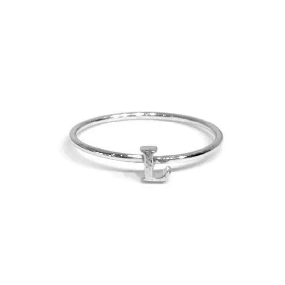 Initial Typeface Ring