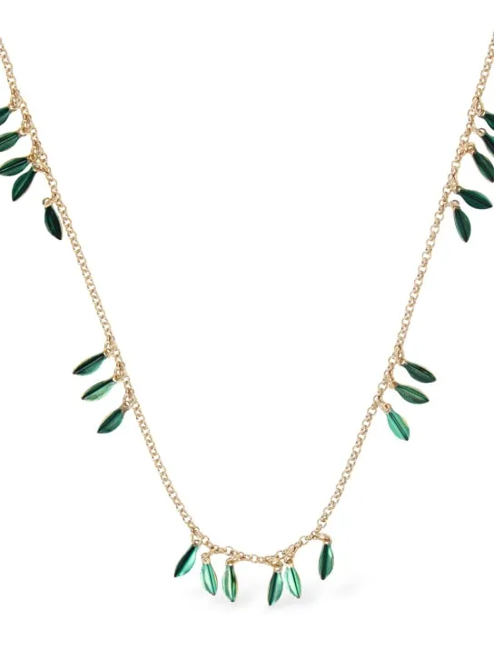 Isabel Marant   Lea colored shiny collar necklace 