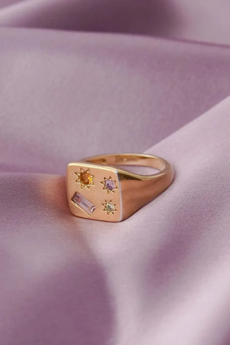 JJ Disco Signet Ring