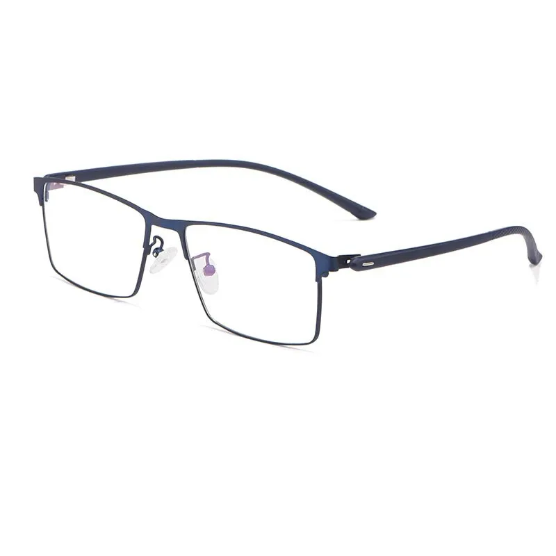 KatKani Men's Full Rim Titanium Alloy Anti-Blue Light Reading Glasses Hyperopic P8837