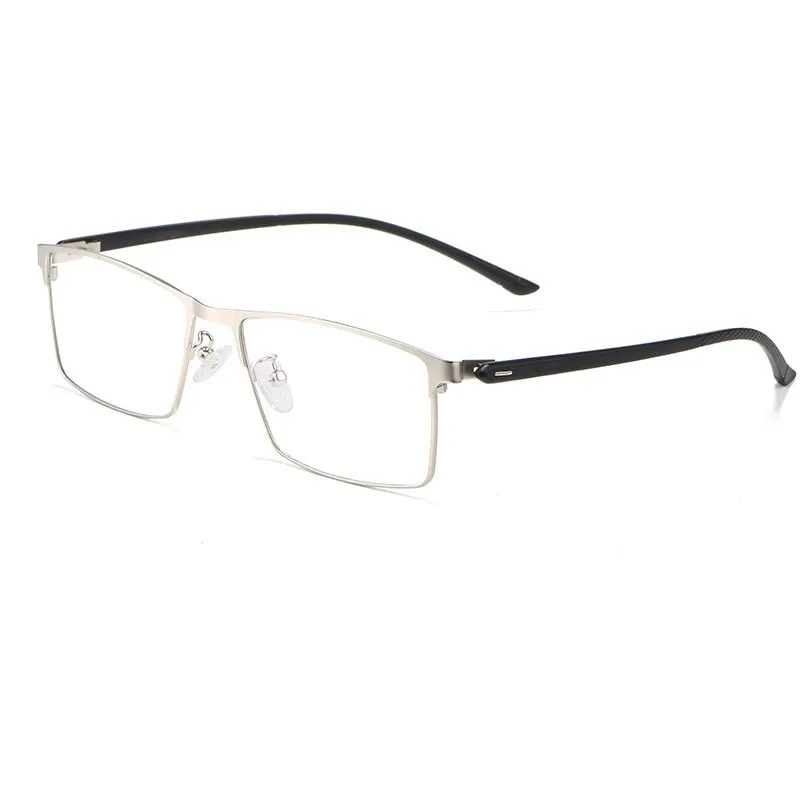 KatKani Men's Full Rim Titanium Alloy Anti-Blue Light Reading Glasses Hyperopic P8837