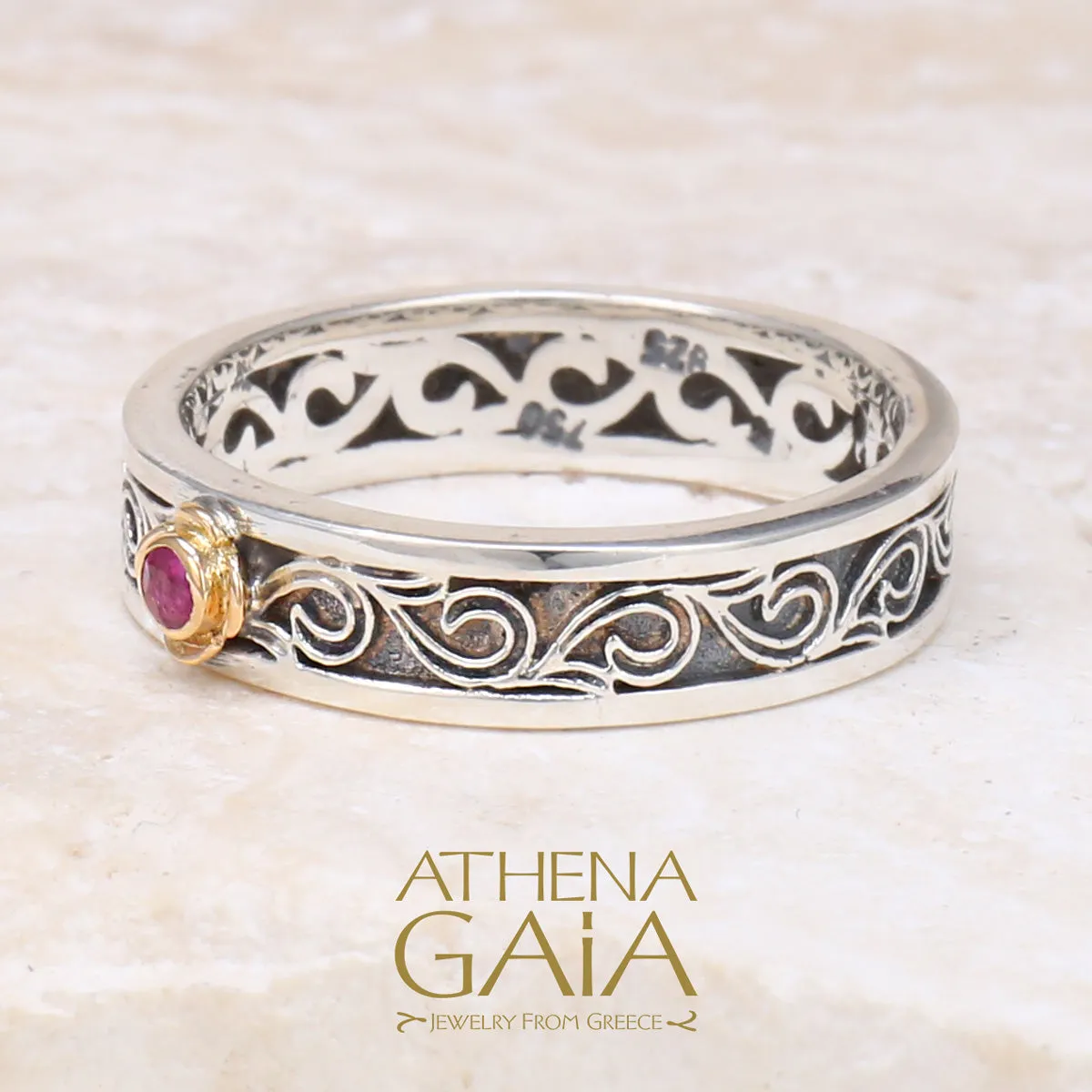 Kyma Stackable Band Ring