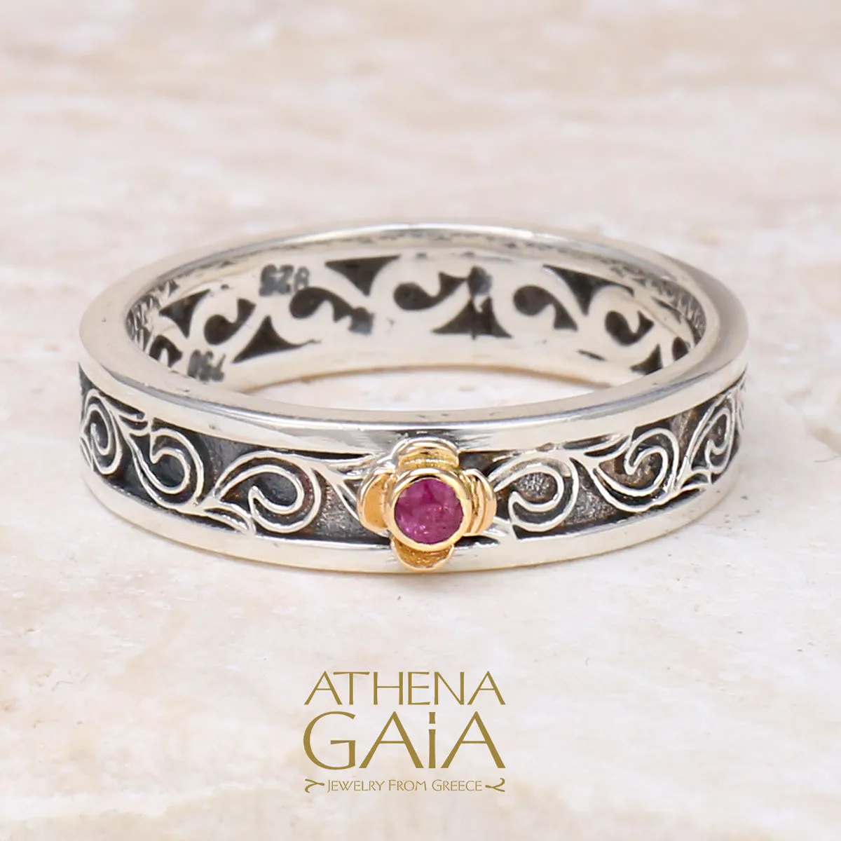 Kyma Stackable Band Ring