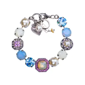 Large Square Cluster Bracelet in "Cake Batter" *Custom*