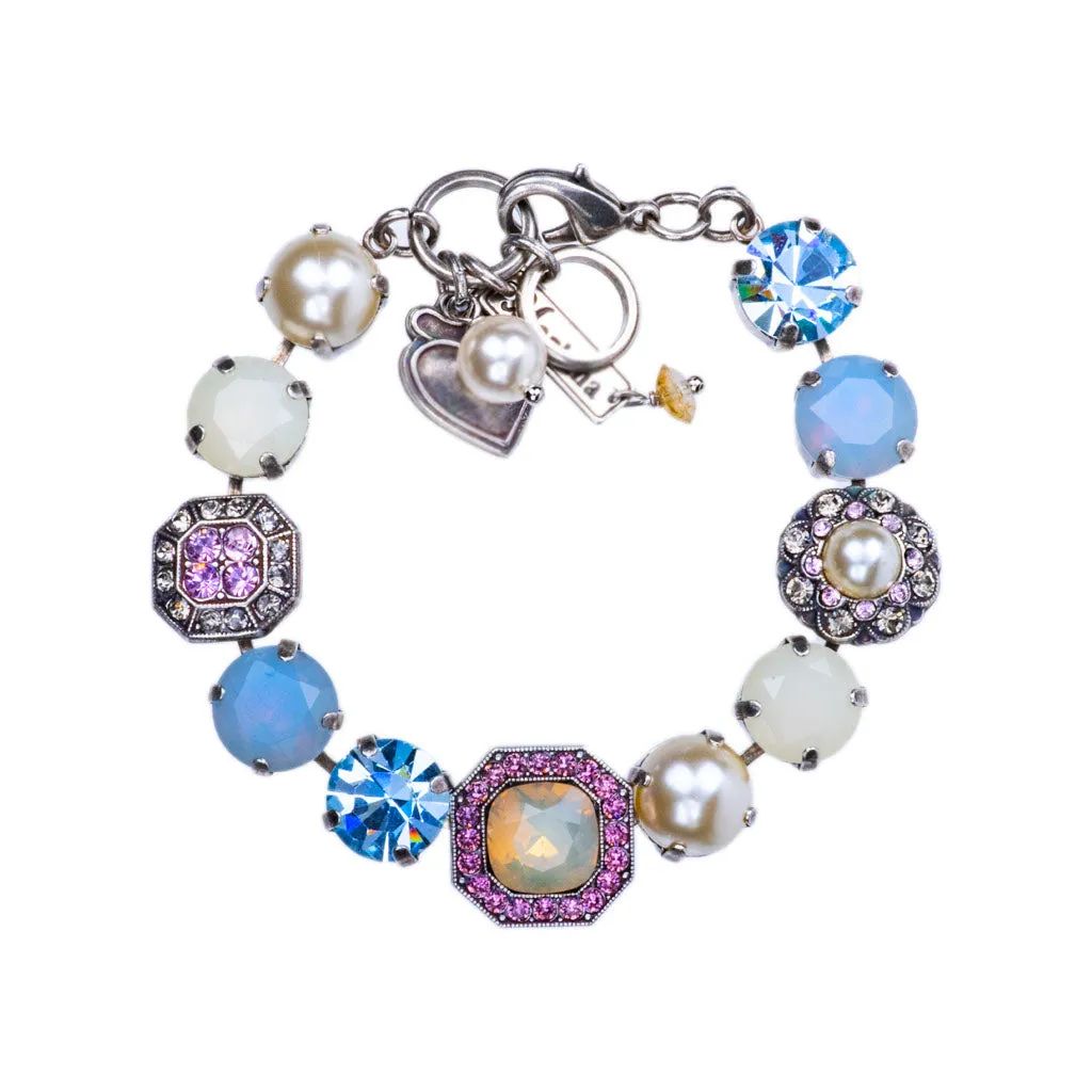 Large Square Cluster Bracelet in "Cake Batter" *Custom*