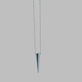 Large Sterling Silver Spike Necklace