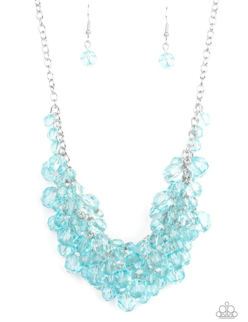 Let The Festivities Begin - Blue Earrings - Paparazzi Accessories