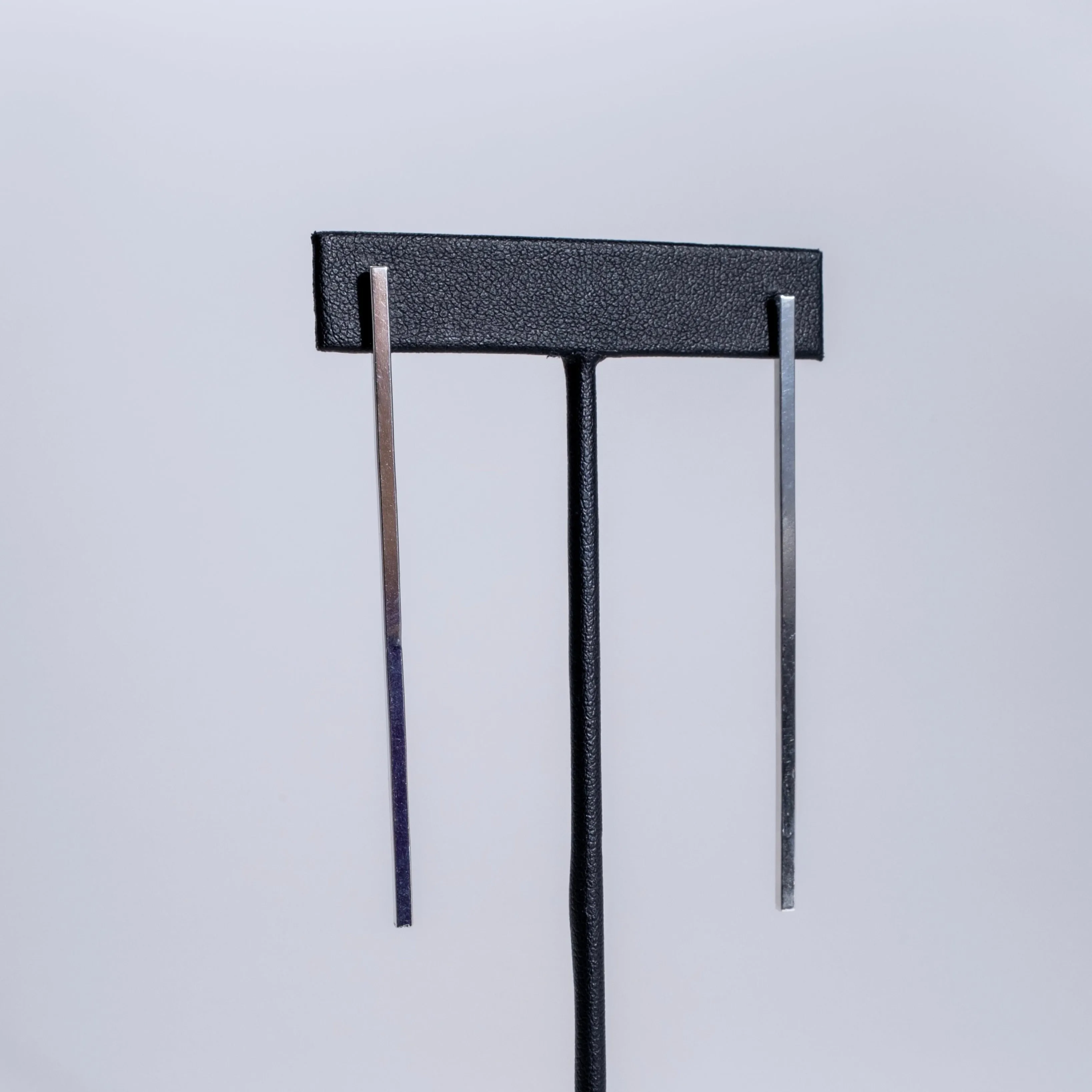 Linear bar Earrings - Choose Your Metal