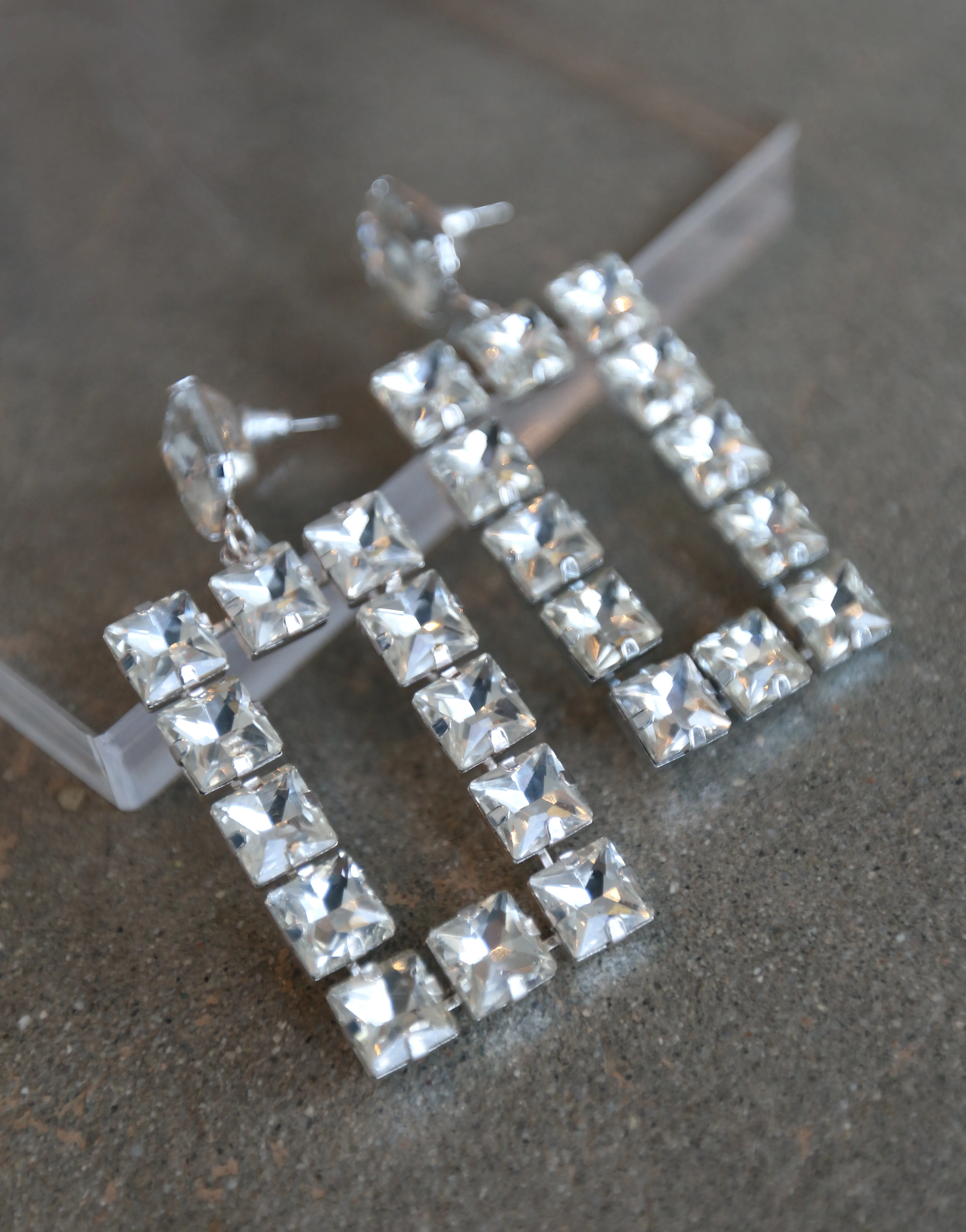 London Rhinestone Earrings
