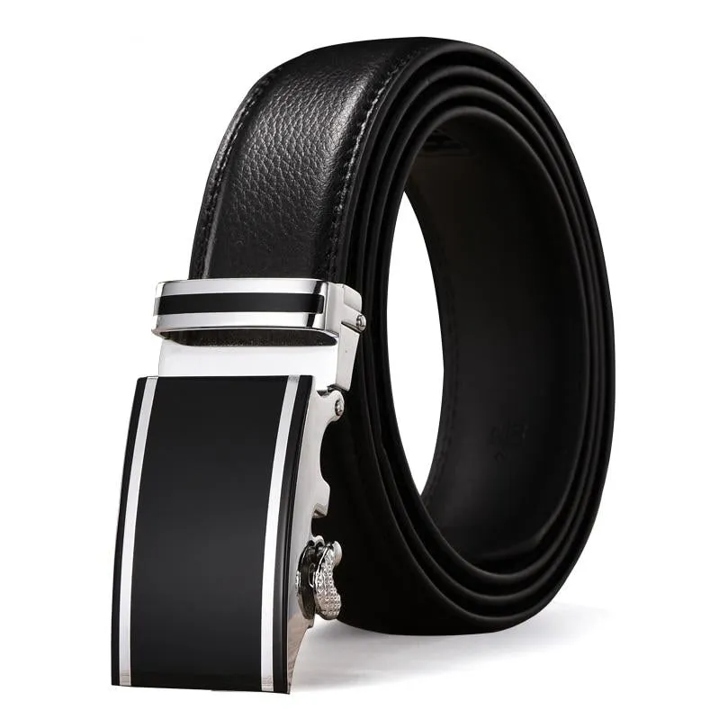 Luxury Automatic Modern Buckle Leather Belt