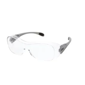 MCR Safety Law OTG OG110AF Anti-Fog Lens Over The Glass Safety Glasses, Gray, 1 Pair