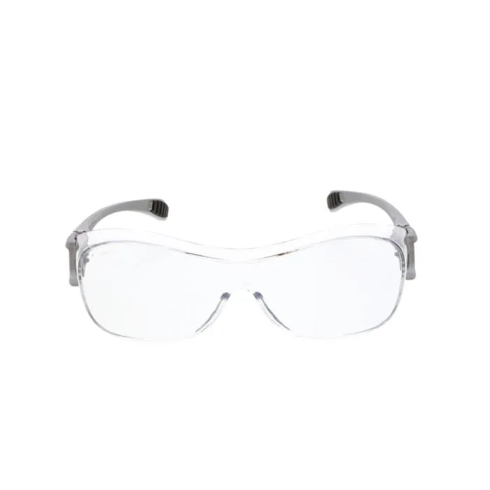 MCR Safety Law OTG OG110AF Anti-Fog Lens Over The Glass Safety Glasses, Gray, 1 Pair