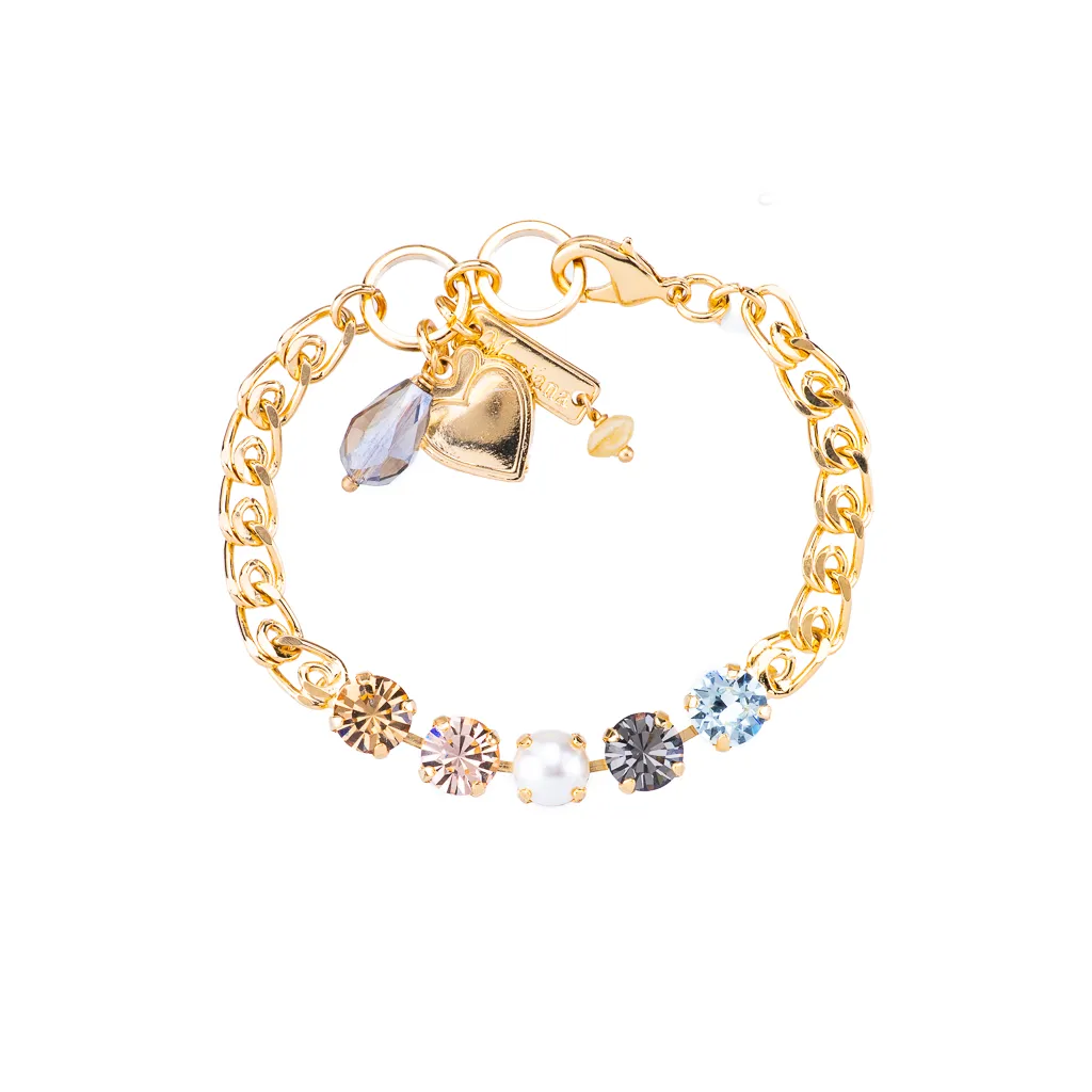 Medium Five Stone Bracelet in "Earl Grey" *Preorder*