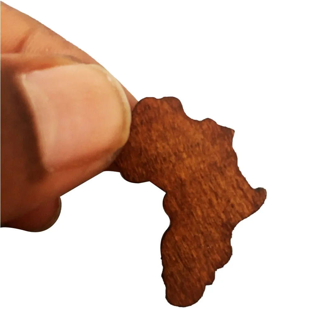 Mini Map of Africa Stud Earrings | Africa shaped | African | Natural hair | Afrocentric | jewelry